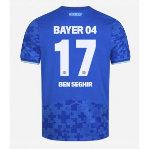 Billiga Bayer Leverkusen Eliesse Ben Seghir #17 Tredjeställ 2025-26 Kortärmad